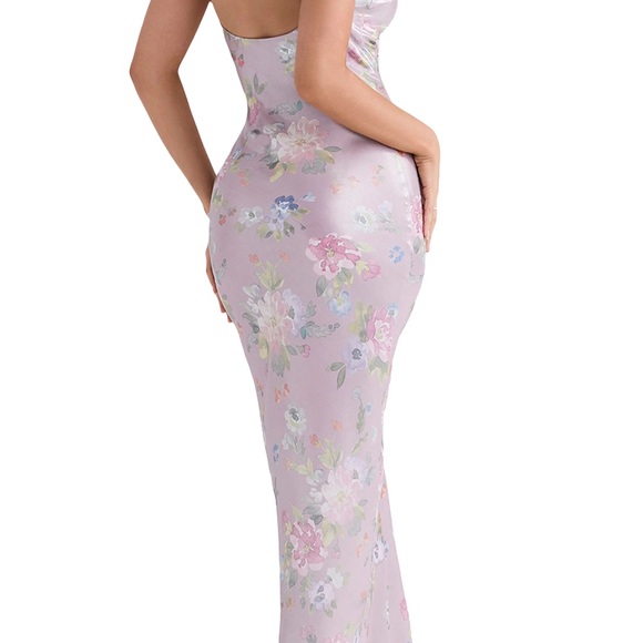 NWT House of CB aria Satin Slipdress size L - Picture 4 of 11